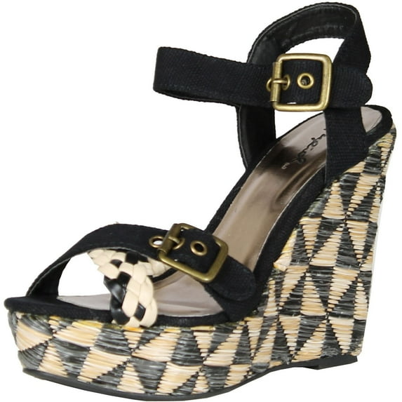 Qupid Womens Clemence-22 Fashion Sandals