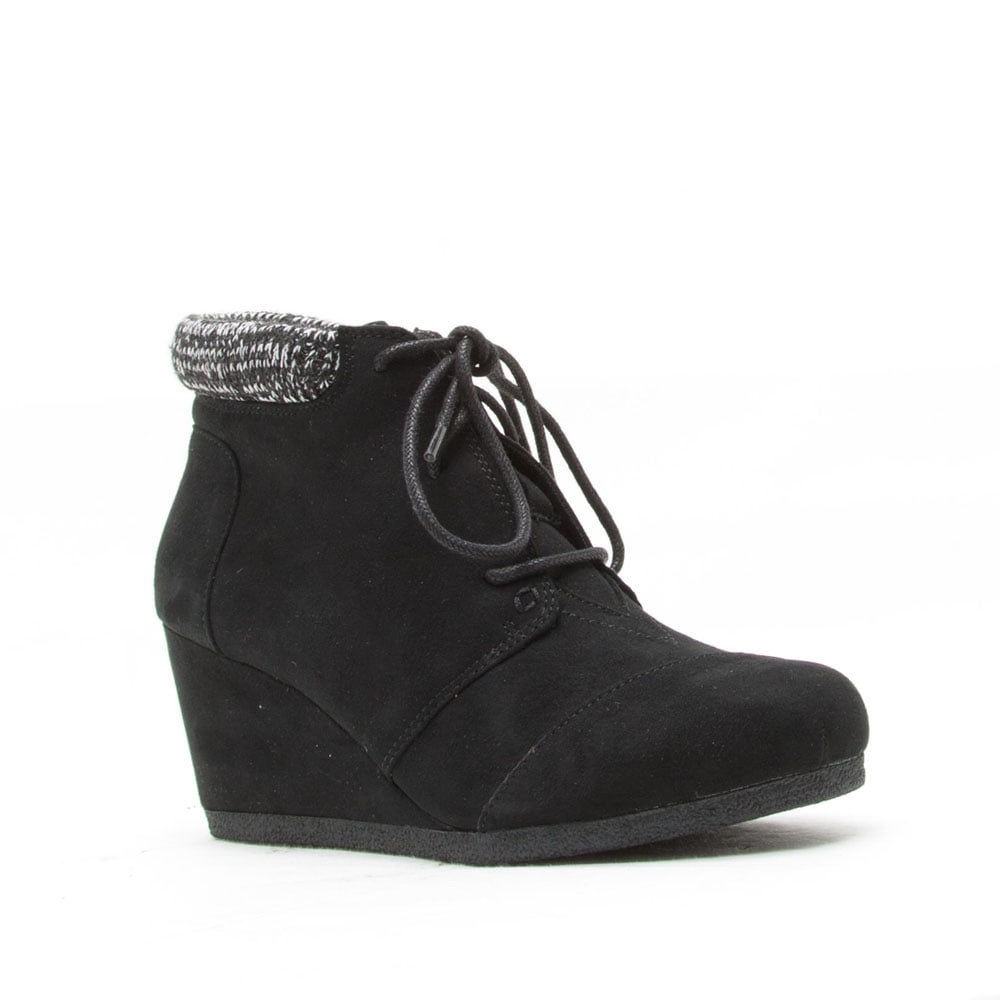 Qupid wedge booties new arrivals