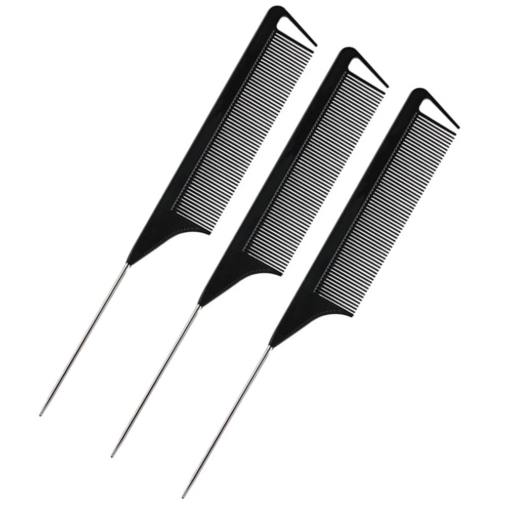 Quqiuxian 1 Set Alligator Clips Hair Partition Clips Hair Styling Combs Rat Tail Combs