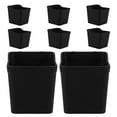 Quqiuxian 8pcs Pegboard Bins Garage Workbench Bins Storage Cups Peg