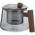 thumbnail image 1 of Quqiuxian Glass Teapot Glass Tea Kettle Stovetop Kung Fu Tea Pot Tea Kettle for Home Office(500ml), 1 of 5