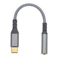thumbnail image 1 of Quqiuxian Type-c Headphone Adapter Phone USB-C to Audio DC 3.5mm Cable Cord Accessory, 1 of 5