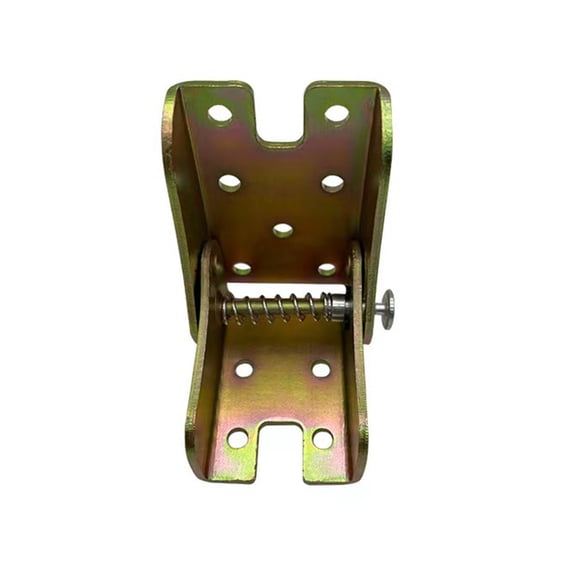 Quroko 90 Degree Table Legs Self-Locking Hinge, Foldable Furniture Hinges Concealed Hinges for Tables, Worktops, Beds (Colorful Galvanized, 1pcs)