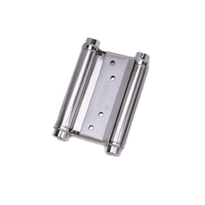 Quroko Stainless Steel Double Action Spring Hinge, Adjustable Bearing for Swing Doors, Bar Gate & Home (5 inch, 1pcs)