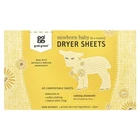 Qurydeal Baby Dryer Sheets, 04 Months, 40 Compostable Sheets