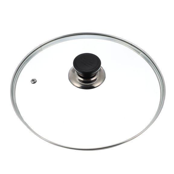 Qusenong 1pc Tempered Lid Transparent Visual Pot Cover Kitchen Accessories