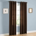 thumbnail image 1 of Qutain Linen Faux Silk Grommet Curtain Window Panel Solid 55" x 84 Many Colors, 1 of 1