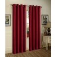 thumbnail image 1 of Qutain Linen Faux Silk Grommet Curtain Window Panel Solid Set of Two (2) 55" x 84 Many Colors, 1 of 1
