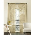 thumbnail image 1 of Empire Home Elegant Beige Sheer Curtains, 55” x 84” (2 Panels), 1 of 1