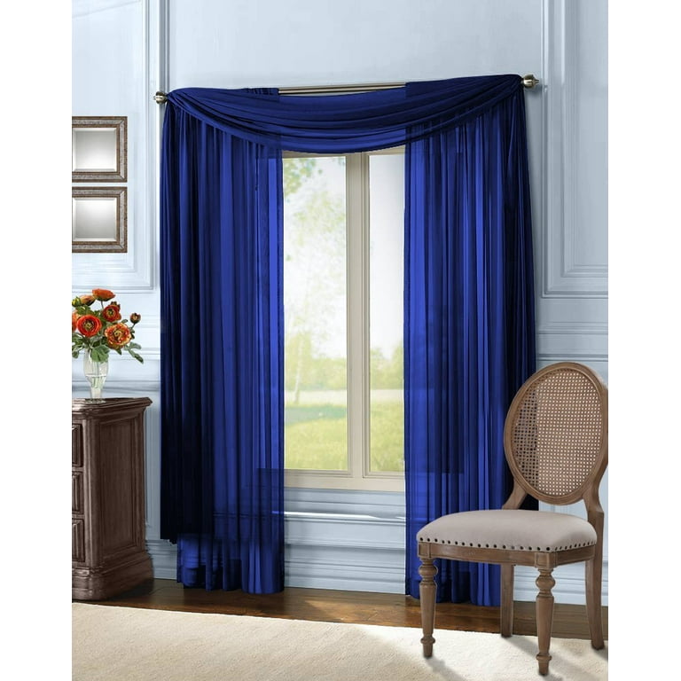 216 inch cheap window scarf