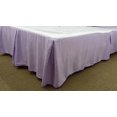 thumbnail image 1 of Qutain Linen Tailored Bed Skirt Dust Ruffle Solid Lilac Queen Size, 1 of 1
