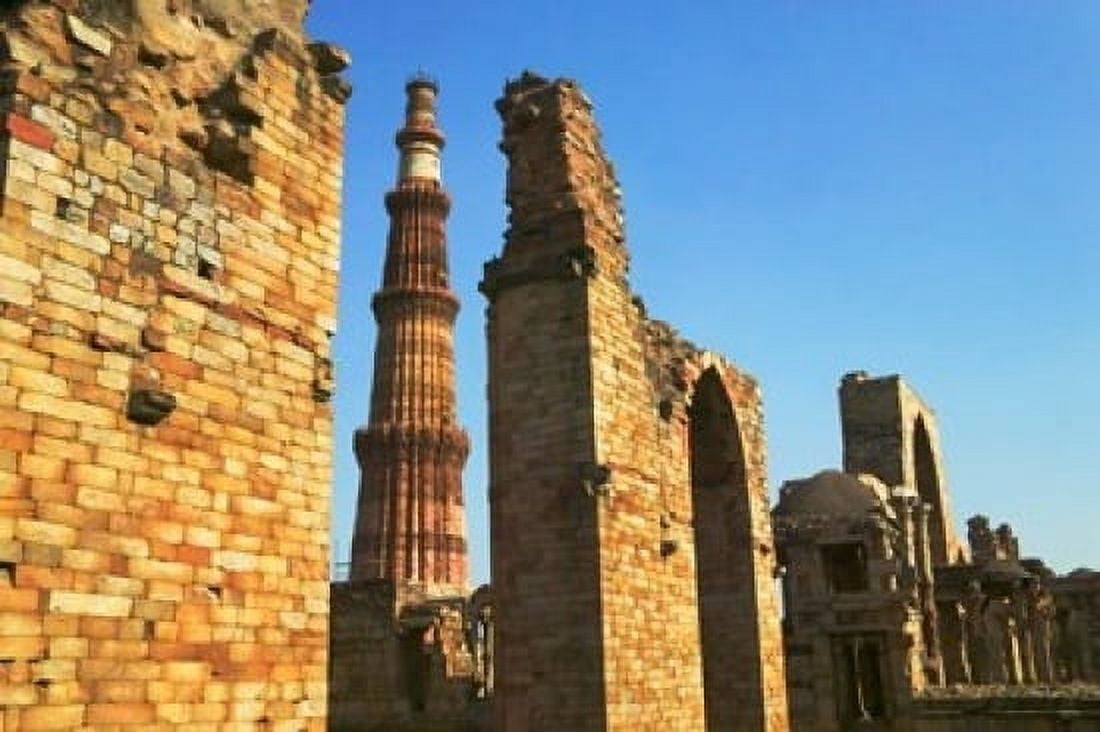 Qutub Minar Delhi India Canvas Art - Keren Su DanitaDelimont (36 x 24)