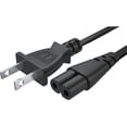 thumbnail image 1 of Quyaojz 10FT Power Cord Samsung TV Extend Cable for Samsung 24" 32" 40" 43" 48" 49" 50" 55" 60" 65" 75" UN40 UN43 UN48 UN49 UN50 UN55 UN60 UN70 UN75 UN78, Smart 4K LG, TCL TV 2 Prong AC Power Cord, 1 of 1