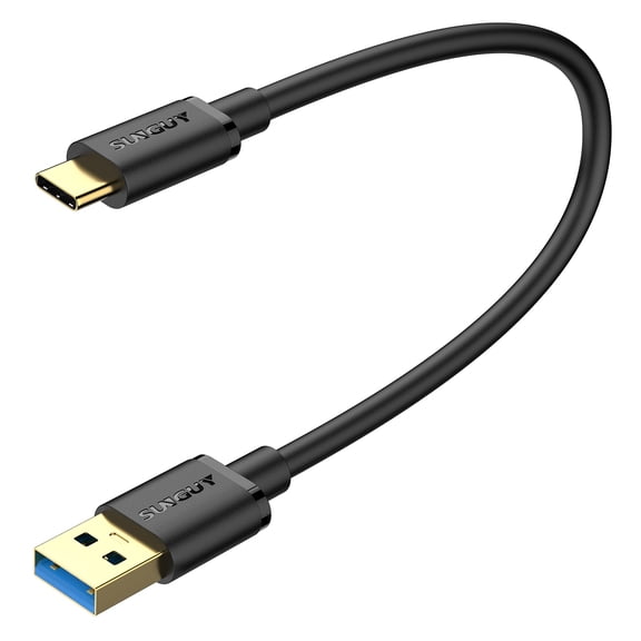 Quyaojz 1FT USB 3.1 Gen 2 Short USB A to USB C 10Gbps Data Transfer & 60W Fast - Charging Cable - Compatible with Galaxy S23/S22/S21, iPad Pro, Pixel, External SSD, WD