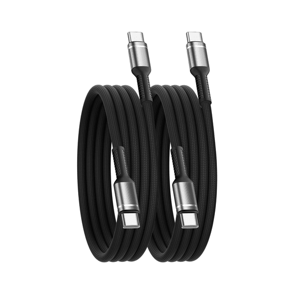 Quyaojz 2 - Pack 1M USB - C to USB - C 60W Fast - Charging Cable - Compatible with iPhone 16, 15 Pro Max Plus, MacBook, iPad Pro/Air, Samsung Galaxy S24, S23/S22/S21 Ultra, Pixel 8, Switch