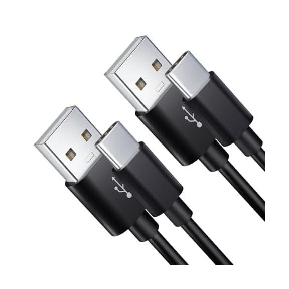 Quyaojz 2 Pack 5M USB C Cable, USB A to USB C Charging and Data Sync Cord, Extra Long Type-C Power Charging Cable for Home Security Cameras, Phones, Laptops, Tablets, Game Controllers