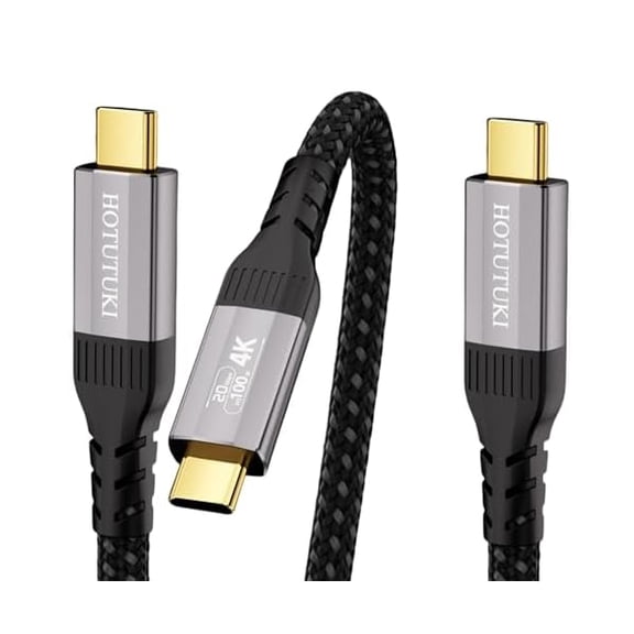 Quyaojz 2-Pack usb c cables 1m, USB 3.2 Gen2 Compatible with Thunderbolt 3/4 Cable, 20Gbps High Speed Data Transfer, 100W Fast Charging USBC Cable, 8K@30Hz/4K@120Hz Video Output for display