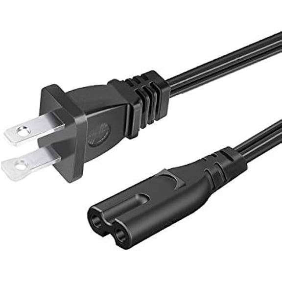 Quyaojz 2 Prong Power Cable Replacement for Marshall Stanmore III Speaker 8.2ft AC Power Cord Cable