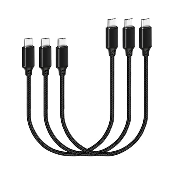 Quyaojz 240W USB C Cable 30cm, Short USB C to USB C Cable Compatible for iPhone 15 Pro/15 Plus/15 , MacBook Pro/Air, iPad Pro/Air, Dell XPS