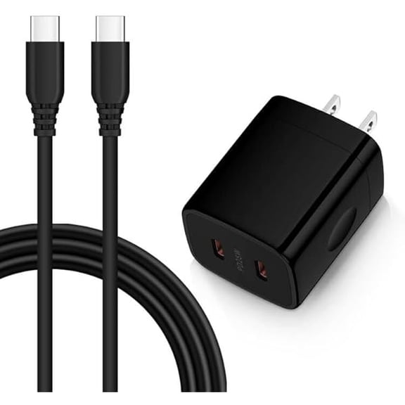 Quyaojz for 25W Samsung A16 A56 Fast Charger Block Type C Adapter Plug 6FT USB C Cable Compatible With Samsung Galaxy A17/Z Flip7 6/Fold7 6 Edge A35 S24FE A54 A15 A25 S23 Moto Edge iPhone16 15