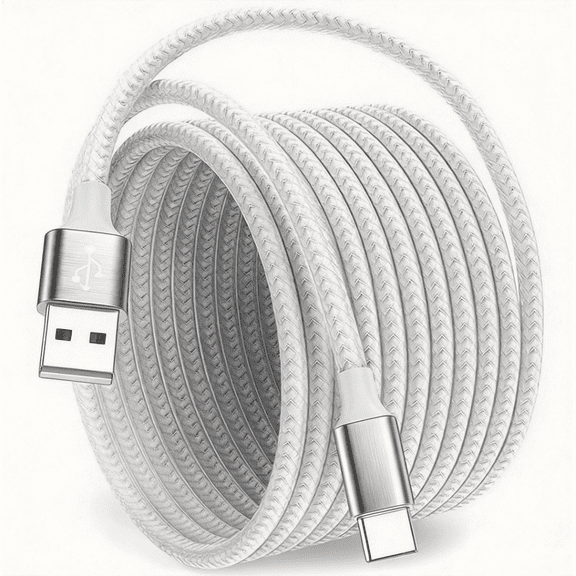 Quyaojz 2M (6.56ft) Nylon - Braided USB - A to USB - C Fast - Charge Cable - for Samsung, PS5, LG, Pixel + Good Reach + Durable + Compatible with Samsung Galaxy S/A/Note/Tab Series, PS5, LG