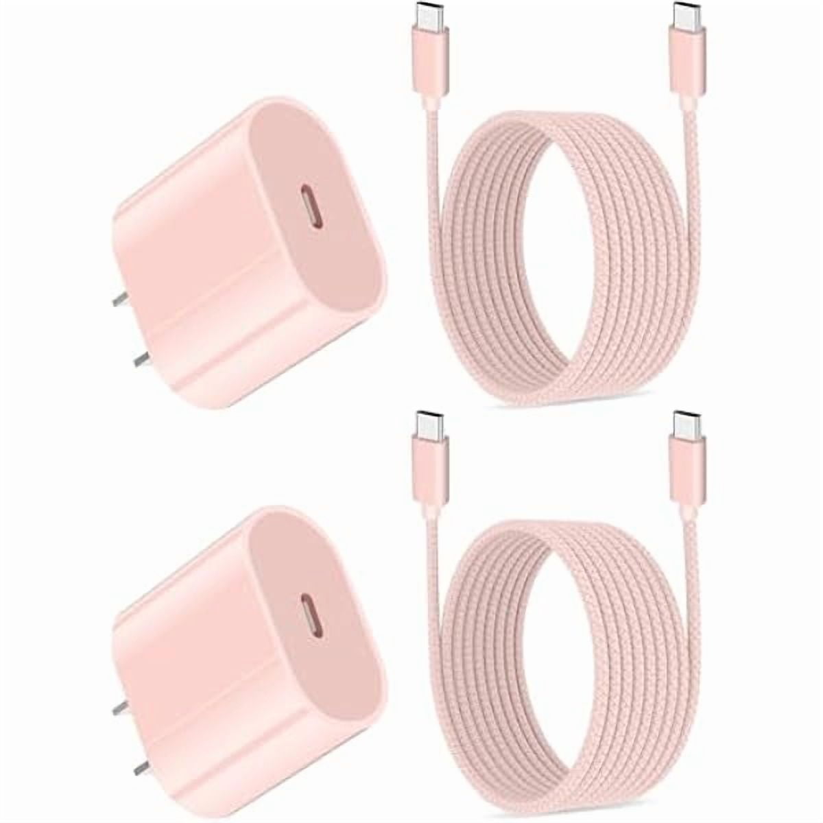 Quyaojz for 2Pack USB C Fast Charger Compatible With 13//11 inch 6th/5th/4th/3rd/2nd, A16/10th Generation, 13/11 inch/4th/5th, mini, 20W Fast Charger with 6.6ft USB C to C Charging Cord