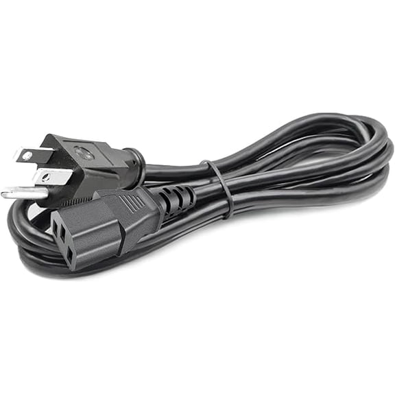 Quyaojz 3 Prong Power Cord Replacement for Star Micronics TSP100 TSP143U TSP143IIIU SP700 SP742 SP712 SP742ME Receipt Printer 8.2ft AC Power Cord Cable
