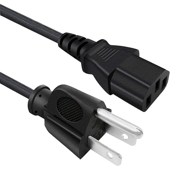 Quyaojz 3 Prong Power Cord Replacement for Vizio TV VX240M XVT323SV XVT3D424SV XVT3D4 M320NV E3D320VX E3D420VX E3D470VX VX52LF VX32L HDTV10A VW47LF HDTV20A TV 8ft Power Cord C13 AC Cable
