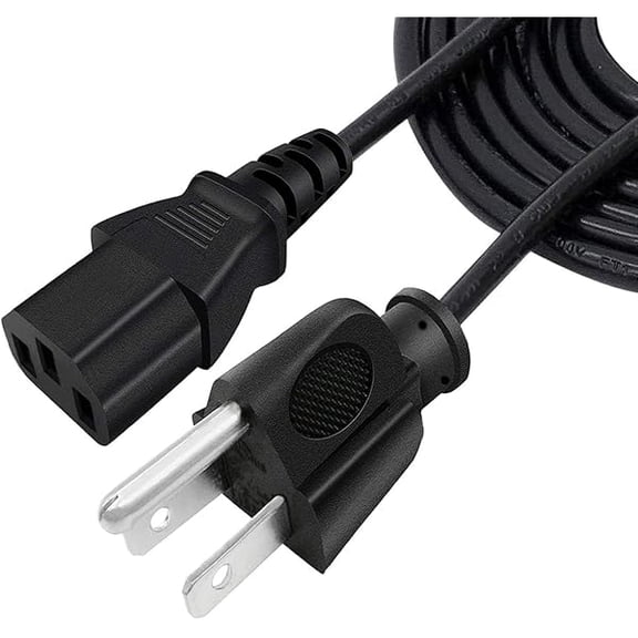 Quyaojz 3 prong AC Power Cord Cable Replacement for Panasonic Plasma TC-P42U1 TC-P55ST30 TC-P50GT30 TC-P50GT50 TCP50G10 TCP50G TH50PZ85U TH50PZ85UA TC-P50X1 TH-42PX80U TH-42PX85UX TV 8ft C13 Cable