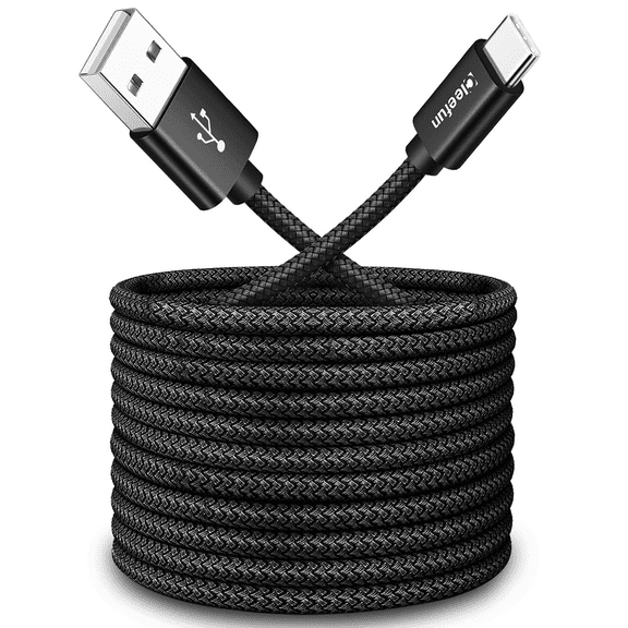 Quyaojz 3m USB - A to USB - C Fast - Charge Cable - for PS5, Xbox, Samsung + Long Reach + Durable + Compatible with PS5, Xbox Series X/S, Samsung Galaxy S20 - S25, A - series (A14 - A55)