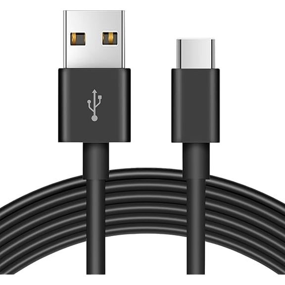 Quyaojz 5M Long USB C Cable, Durable USB A to USB C Charging and Data Sync Cord, Power Extension Cable for Any USB-C Enabled Security Cameras Phones Tablets Switch Pro Controller and More(Black)