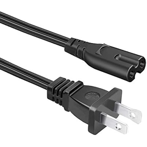 Quyaojz 8.2ft 2 Prong Printer Power Cord Replacement for Epson Expression Premium XP-7100 XP-6100 XP-4100 XP-830,Expression Photo xp-8600 XP-15000 XP-970 XP-960 XP-640 Printer AC Power Cord Cable