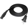 thumbnail image 1 of Quyaojz 8.2ft Polarized Power Cord for Vizio Soundbar SB3821-C6 SB3851-C0 SB3820-C6 SB2020n-G6 Sound bar 2 Prong Power Cord AC Cable Replacement, 1 of 1