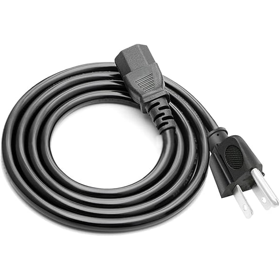 Quyaojz 8.2ft Power Cord Replacement for Viewsonic PJ452 PA503W PJD5155 Projector VA1903H VX2452MH N1930W VA2759-SMH VA2033-LED Monitor AC C13 3 Prong Cable