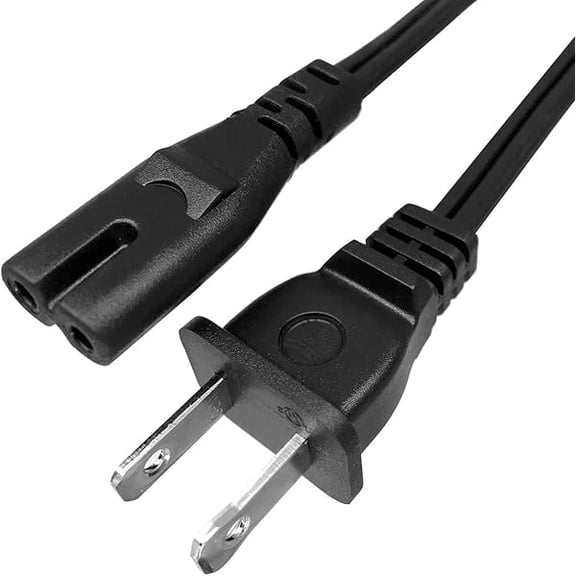 Quyaojz 8.2ft Printer Power Cord for HP Deskjet 3755 2755 2732 2652 2640 2622 3752 3639 2655 3630 1112 2636 Plus 4155 4152 Printer Power Cord 2 Prong AC Cable Replacement