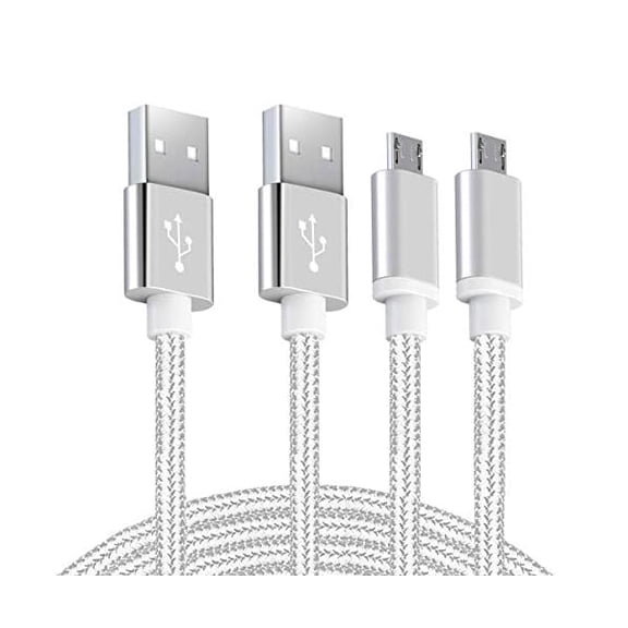 Quyaojz for Android Charger Micro USB Cable 2Pack 6FT Fast Charging Cord Compatible With Samsung Galaxy S6/S7 Edge, J3/J7 Star Prime Crown, Note 4/5, LG G4 K40 K30 K20 Stylo 3, Moto, Xbox, PS4