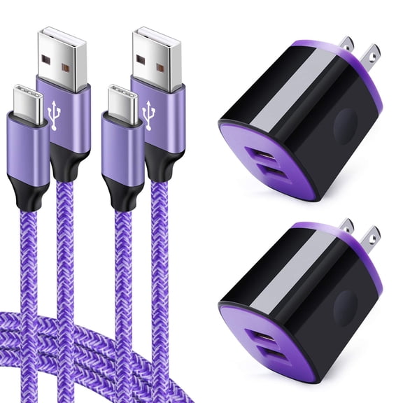 Quyaojz for Android Wall Charger Fast Charging Cable Micro USB Cord Compatible Compatible With LG Stylo 3 /2 V, K50 S/K40 S/K30/K20 V/K10/K9/K8/K7/K4, V10/Q6/G4/G3/Q60/W30/W10, Stylus 3/2 , G Vista 2