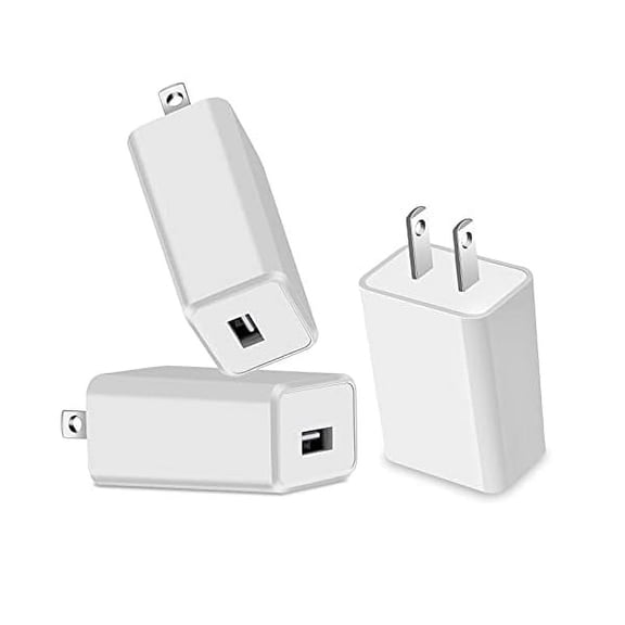 Quyaojz for Compatible With Wyze Nest cam 5V 2A Power Adapter Compatible with Blink Pan, Ring Spotlight, iPhone Samsung Galaxy S7/S6/S5 Edge, Google Nexus USB Wall Charger Universal Charging Block