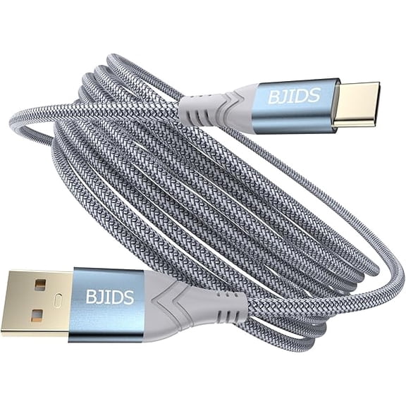 Quyaojz Extra Long USB C Cable 5M 3.1A Fast Charging Cable,USB-A 2.0 To C Cable for PS5 Controller/Xbox Series S Controller for Samsung Galaxy S10 S9 Plus,LG V50 V40 G8 G7 Other Type C Device