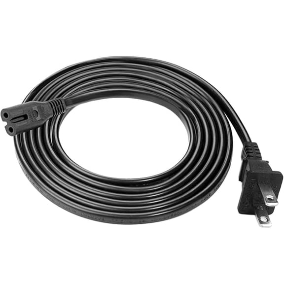 Quyaojz K-Mains Power Input: 110V - 120V 50-60Hz AC in Power Cord Outlet Plug Cable Lead for Aiwa Exos-9 Exos9 Portable Boombox Bluetooth Speaker