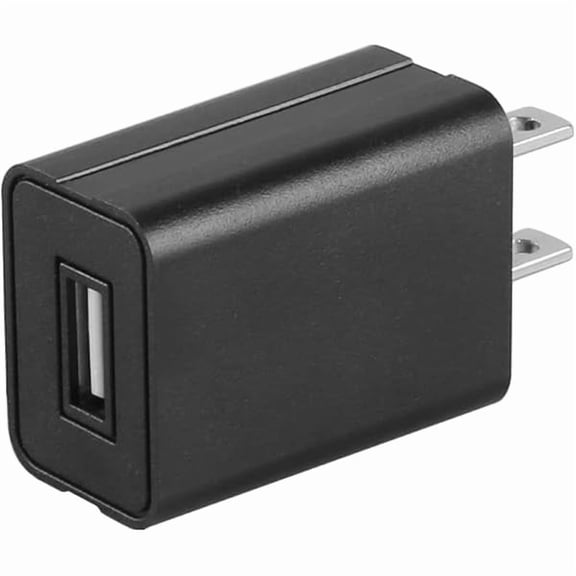 Quyaojz for Wall Charger Cube 5V1A USB Power Supply Charging Block Universal Wall Plug Brick Portable Travel Fast Charger Power Adapter Compatible With iPhone, Samsung Galaxy, LG (Black)