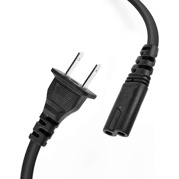 Quyaojz XXFMTJJ Replacement 5FT New Power Input: 110V - 120V 50-60Hz AC in Power Cord Outlet Plug Cable Lead Compatible with Aiwa Exos-9 Exos9 Portable Boombox Bluetooth Speaker