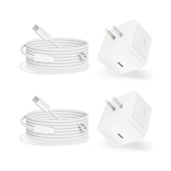 Quyaojz for iPhone 17 Charger Fast Charging,Foldable USB C Charger,40-60W USB C Dynamic Power Adapter 6FT 60W C-C Fast Charging Cable Compatible With iPhone 17 Pro Max//17/16Pro/16e16Max ,/