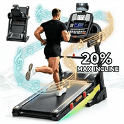 Treadmill 300 lb Capacity, 5.1 HP Folding Treadmill with Incline, Treadmills for Home w/ 51" x 18" Ultra-Wide Tread Belt Electric Walking Exercise Machine Running Treadmill for Home Gym