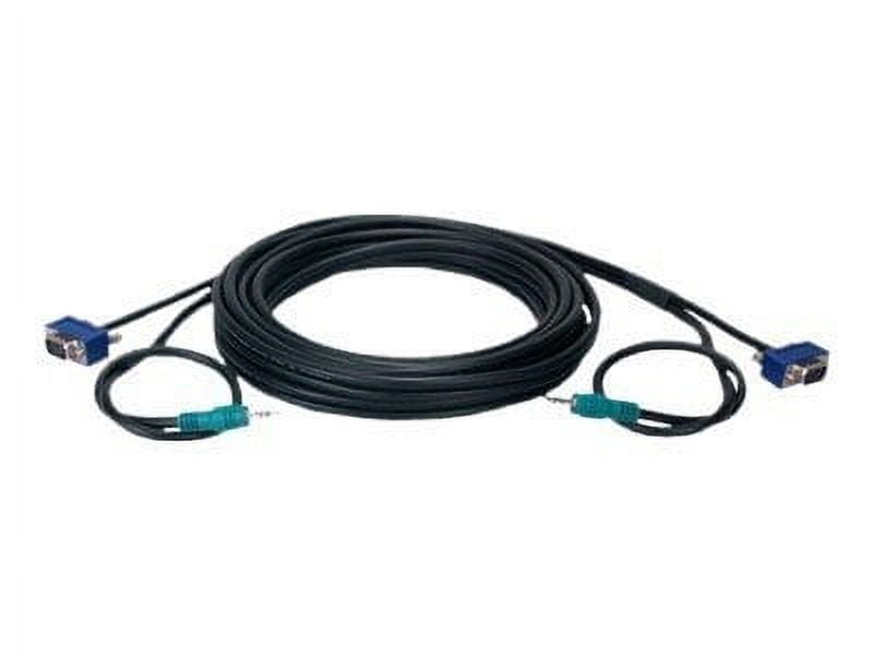 Qvs 35' High Performance Ultrathin Vga/Qxga Hdtv/Hd15 Cable With Audio
