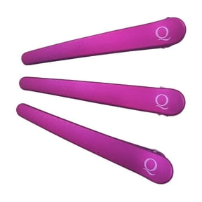 Qweeni Cap Clips, Purple, 3 Count