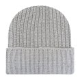 thumbnail image 1 of Qwertyu Men Women Knit Skully Beanie Hat Ski Cap Cuff Slouchy Plain Solid Warm Winter Light Gray, 1 of 3