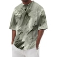 thumbnail image 1 of Qwertyu Oversized Tshirts for Men Short Sleeve Crew Neck Summer Shirts Casual Loose Cotton Vintage Tee Mint Green M, 1 of 5