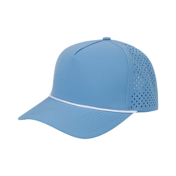 Qwertyu Quick Dry Baseball Cap Snapback Hats Mesh Trucker Hat for Men Women Water-Resistant Outdoor Golf Hat Ball Cap Blue