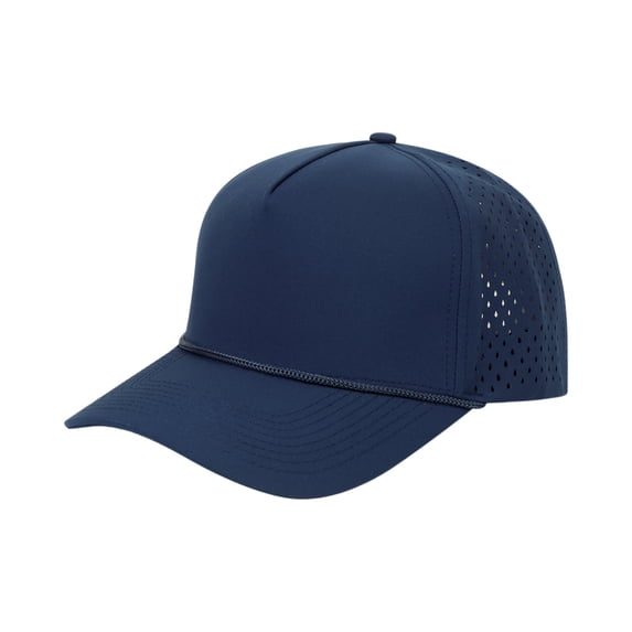 Qwertyu Quick Dry Baseball Cap Snapback Hats Mesh Trucker Hat for Men Women Water-Resistant Outdoor Golf Hat Ball Cap Navy